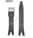 Seiko SNAF25P1 Bracelet de montre en caoutchouc noir 7T62-0LA0 Bracelet 21mm