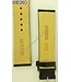 Seiko Barcelona SNDC89 correa de reloj de cuero amarilla 7T92-0MF0 correa de 20mm