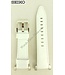 Watch Band Seiko Sportura SND857 white leather strap 7T92-0GY0 20mm 4LA5JB