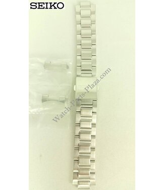 Seiko Horlogeband staal voor Seiko 5M62-0CM0 Kinetic 20 mm