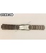 Seiko 7T94-0BL0 Stalen Band SNN233P1 SNN237P1 Horlogeband Zwart 22mm