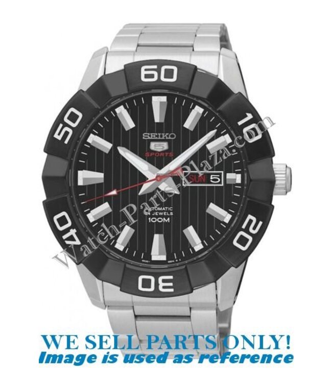 Seiko 5 Sports SRPA55K1 Horloge onderdelen 4R36-05M0 Wijzerplaat, bezel en wijzers