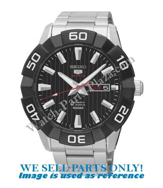 Seiko 5 Sports SRPA55K1 Watch Parts 4R36-05M0 Dial, Bezel, Hands & Bracelet