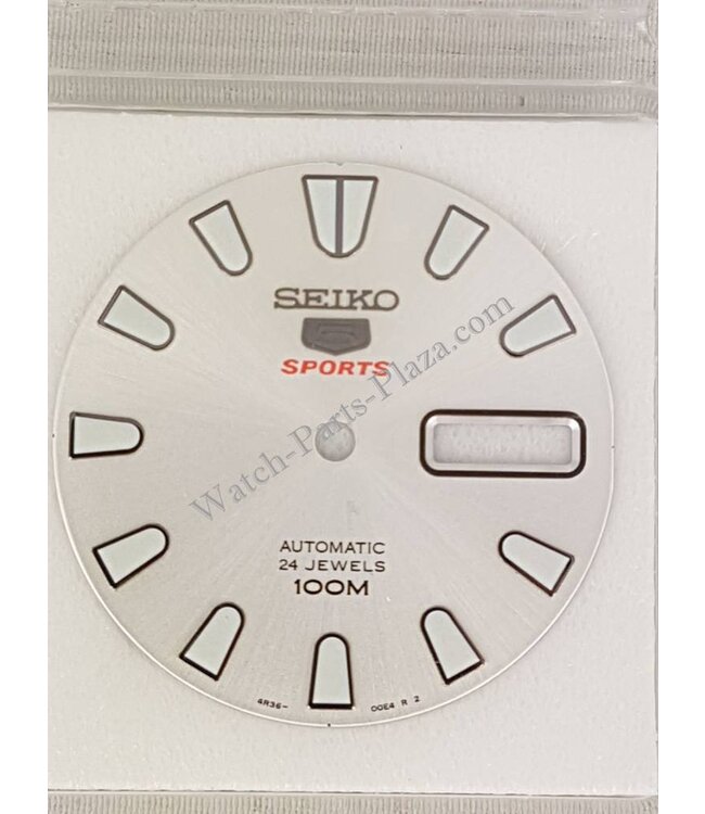 Seiko SRP163K1 Disque Branco 4R36-00B0 SRP163J1 SRP163 5 Esportes