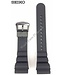 SEIKO Prospex 5M85-0AB0 Horlogeband SUN045J1 / SUN023J1 Zwart Rubber CY 24mm R01Y011M0