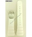 SEIKO Prospex Cinétique SUN043P1 / SUN043P9 Silicone Blanc Watch Band CY 24mm R01Y012J0