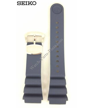 Seiko SEIKO SRPA83 Faixa de Relógio de Silicone Azul 22 mm PADI Special Edition