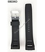 SEIKO SNAF39 SNP101P2 Black Silicon Watch Band 22mm R02L011J0 Kinetic 7D48-0AN0