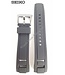 Seiko Bracelet de montre SEIKO Velatura en silicone noir 22 mm SPC149