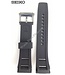 SEIKO SPC149P1 Black Silicon Watch Band 22 mm R02L011M0 Yachting Timer 7T84-0AE0