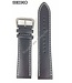 Seiko SEIKO SNDA21P1 Watch Band 7T92-0JS0 Black Calf Leather 22mm Military