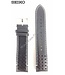 Seiko Sportura Black Leather Watch Band LOCE B21 V198 0AA0 Strap SSC361P1 SRG019