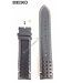 Seiko Sportura pulseira de couro preto LOCE B21 V198 0AA0 Strap SSC361P1 SRG019