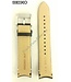 Seiko Sportura pulseira de couro preto LOCE B21 V198 0AA0 Strap SSC361P1 SRG019