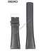 Watchband Seiko  SNA773, SGEC91 Black leather strap Z 26 mm 7T62 0GL0, 7N42-0DD0