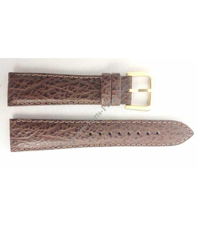Leather Strap 100% Genuine butterfly 20mm brown