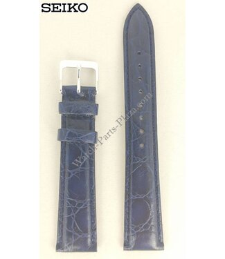 Seiko SEIKO 7T32 6G10 Watch Band SDW633 Blue Leather 18 mm
