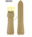Horlogeband Seiko SRP580 Prospex Limited bruin leren band L0CW B 22 mm