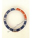 Bezel Seiko Kinetic 5M62-0A10 / 0A19 pepsi ring SKA051P1 / SKA299P9 rood & blauw