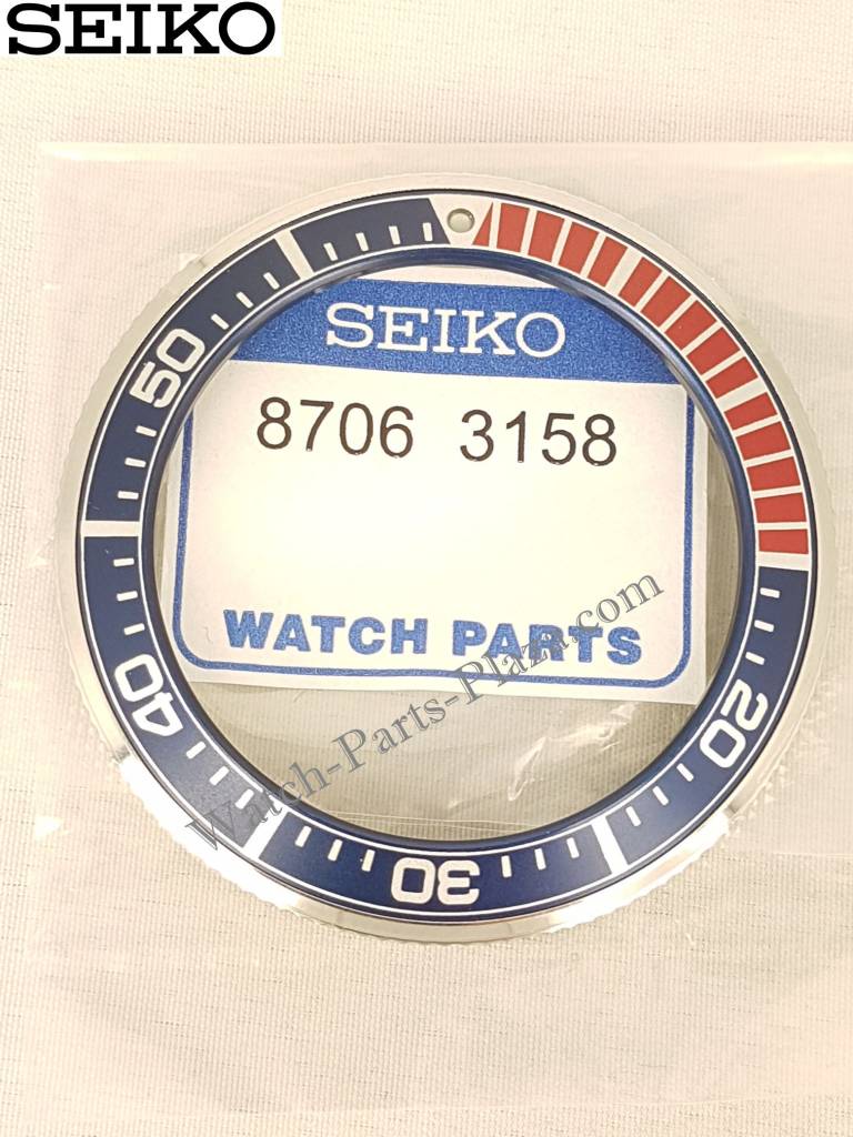 Seiko SRPB53 Bezel Samurai Pepsi - Watch-Parts-Plaza
