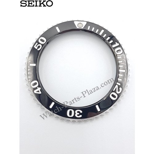 Seiko SNE011P9 bezel black Solar - Watch-Parts-Plaza