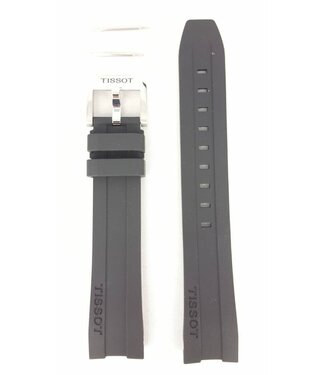 Tissot Tissot PRC200 - T055417A Horlogeband Zwart Siliconen 19 mm