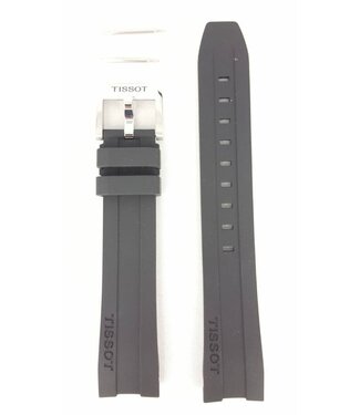 Tissot Tissot PRC200 - T055417A Uhrenarmband Schwarz Silikon 19 mm