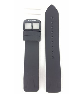 Tissot Tissot T081420A Correa De Reloj T603035436 Negro Silicona 19 mm T Race