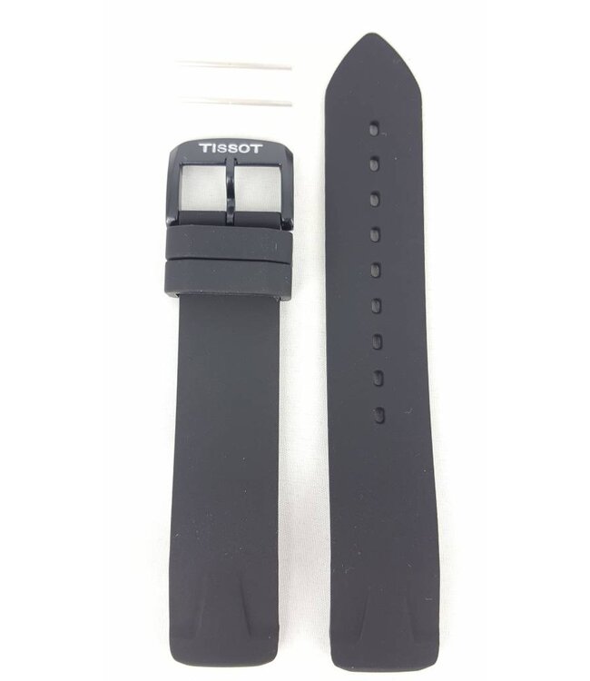 Tissot T081420A Watch Band T603035436 Black Silicone 19 mm T-Race