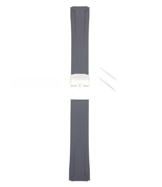 Tissot Tissot T024417A & T024427A Veloci Cinturino Dell'Orologio Nero Silicone 22 mm