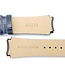 Horlogeband Guess Rigor W0040G7 blauw lederen band 22 mm origineel