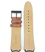 Watch Band Guess Rigor W0040G8 Brown Genuine Leather Strap 22mm black buckle