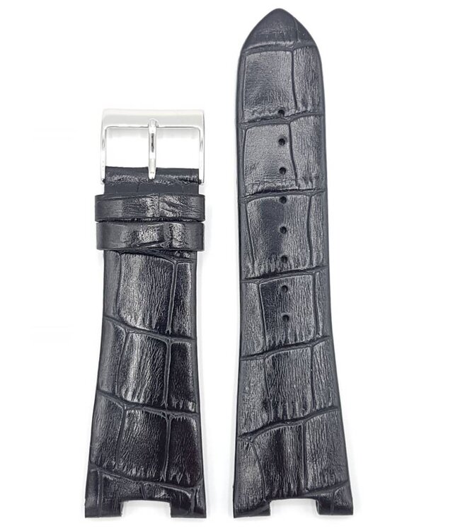 Orologio Band Guess W14515L1 Ladies Trend cinturino in vera pelle nera 11mm Prisma