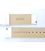 Watch Band Guess W0069L1 Swarovski White Genuine Leather Strap 20mm authentic