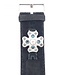 Montre Bandeau Guess I12541L2 Noir Bracelet en Cuir Véritable 35mm - Cristaux Swarovski