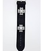 Banda de relógio adivinhar I12541L2 pulseira de couro genuíno preto 35mm - cristais Swarovski