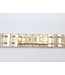 Reloj Strap GC 34000G1 pulsera de acero dorado 18mm doublé banda de reloj original