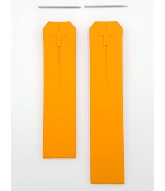 Tissot Tissot Z353 & Z253 Watch Band Orange Silicone 20 mm