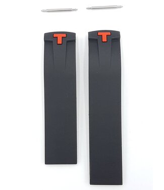 Tissot Tissot T036417A -T-Sport Bracelet De Montre Noir Silicone 20 mm