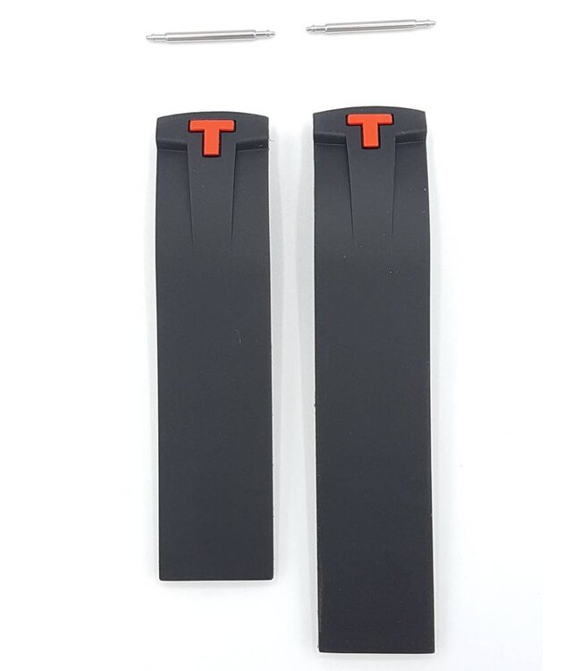 Tissot T036417A -T-Sport Watch Band T610028498 Black Silicone 20 mm PRS 330