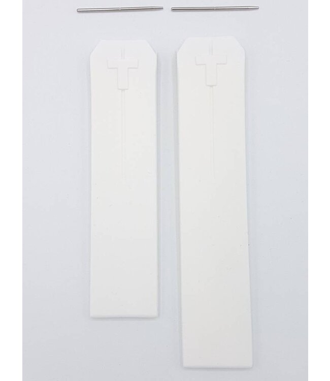 Tissot Z353 & Z253 Watch Band T610020042 White Silicone 20 mm T-Touch