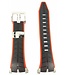 Bracelet de montre SEIKO SPC009 Honda F1 Racing 7T82-0AF0 Bracelet de montre noir en silicone rouge