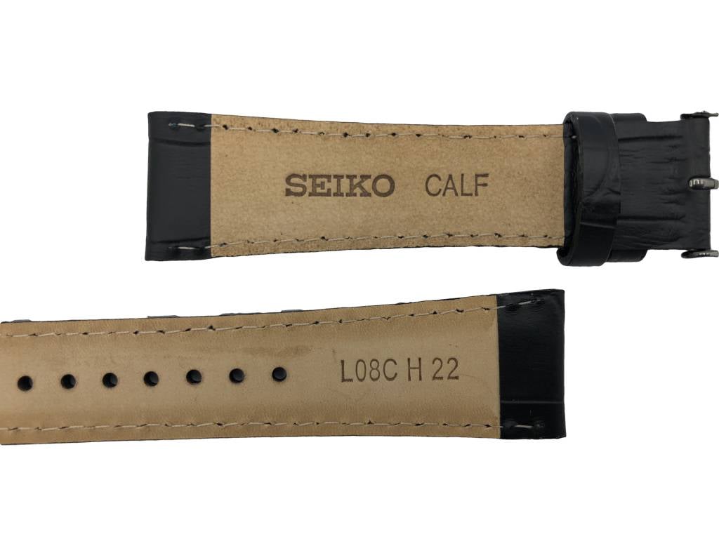 seiko leather strap replacement