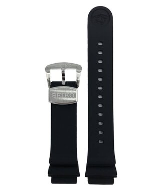 Seiko Seiko Zimbe Sumo 6R15-03X0 Cinturino orologio in silicone nero 20mm SPB055J1 Prospex