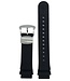 Seiko Faixa de relógio Seiko Prospex Diver 6R15-04G0 / 8L35-00S0 Silicone Preto Strap 20mm
