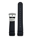 Seiko Bracelet de montre Seiko Prospex Solar V157 0BT0 0AD0 Bracelet en silicone noir 20 mm