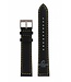 Horlogeband voor Seiko 7N42-0CB0 & 7T92-0ET0 / SN469, SGEB41P2 Zwart Leer