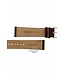 Bracelet de montre en cuir marron pour Seiko SRP770 / SRPA28 Bracelet 4R35-00P0 / 00Z0 Boucle doré de 20 mm