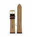 Uhrenarmband Braunes Leder für Seiko SRP770 / SRPA28 Strap 4R35-00P0 / 00Z0 20mm Goldschnalle