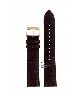 Watch strap for Seiko 4R35 00P0, / SRP770, SRPA28 Brown Leather - Watch Plaza